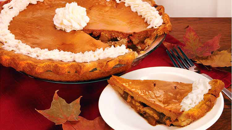 Apple Pumpkin Pie