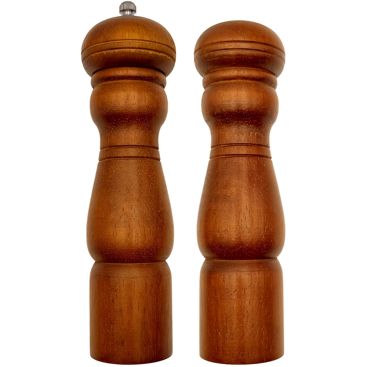 Peppermill & Salt Shaker Set 8in. (Dark Finish)