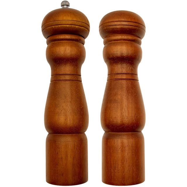 Peppermill & Salt Shaker Set 8in. (Dark Finish)