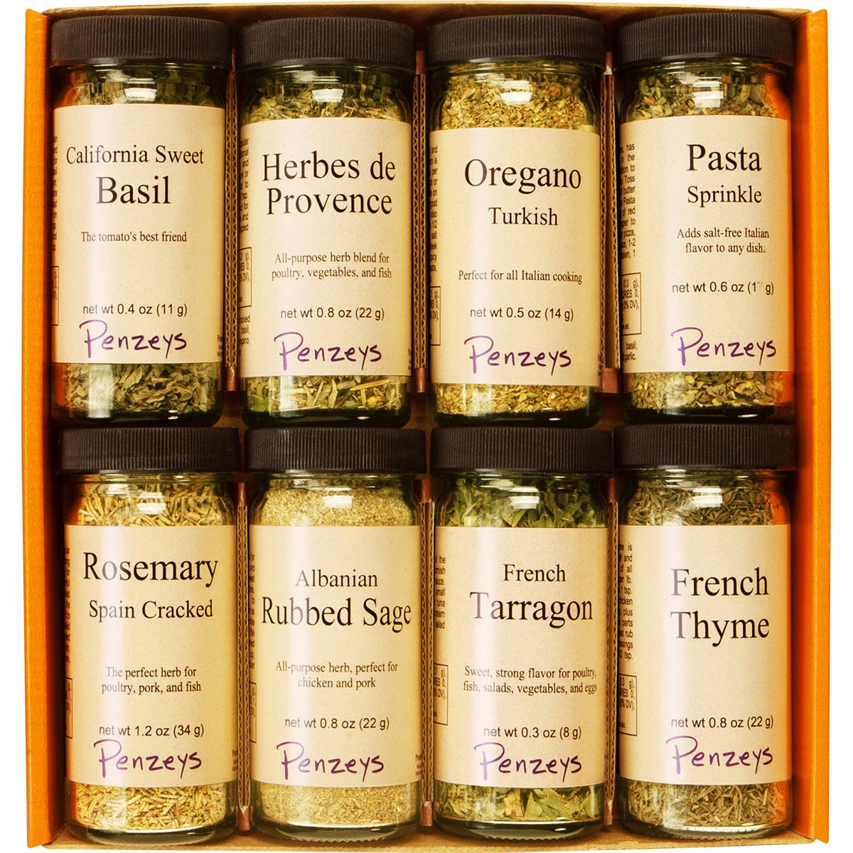 Herb 8 Jar  Gift Pack