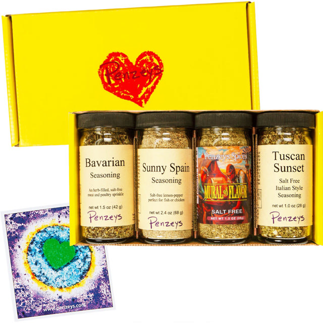 International Salt Free Gift Pack 4 Jar