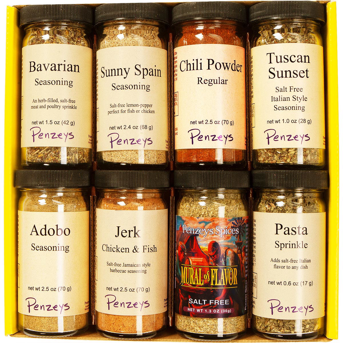 International Salt Free 8 Jar Gift Box