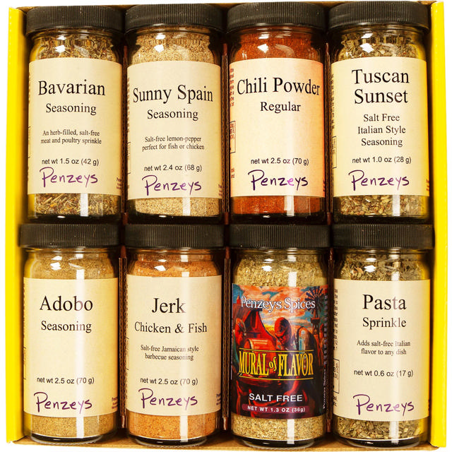 International Salt Free 8 Jar Gift Box