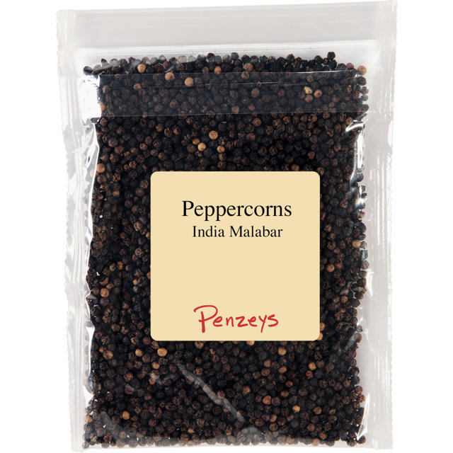 Whole Malabar Indian Black Peppercorns